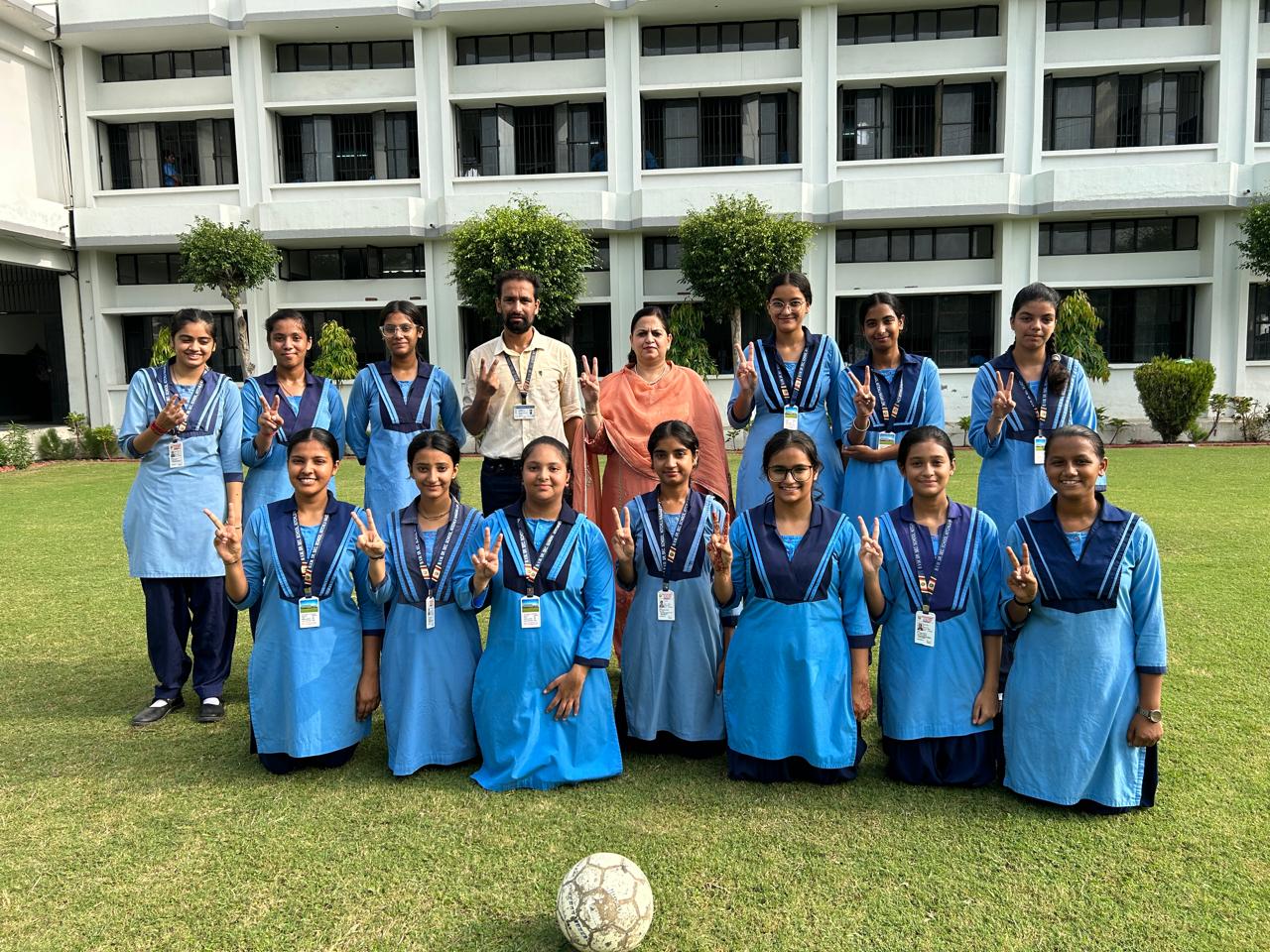 BVM Kitchlu Nagars Football Team Emerged  Victorious in Zonal Level Football Tournament with Thrilling Display of Gaming Skills